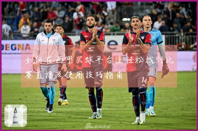 如何在西甲买球平台上轻松找到比赛直播及使用技巧指南